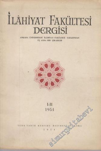 Ankara Üniversitesi İlahiyat Fakültesi Dergisi - Cilt: 3, Sayı: 1 - 2,
