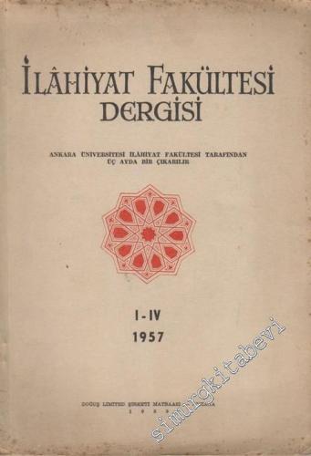 Ankara Üniversitesi İlahiyat Fakültesi Dergisi - Cilt: 6, Sayı: 1 - 4,