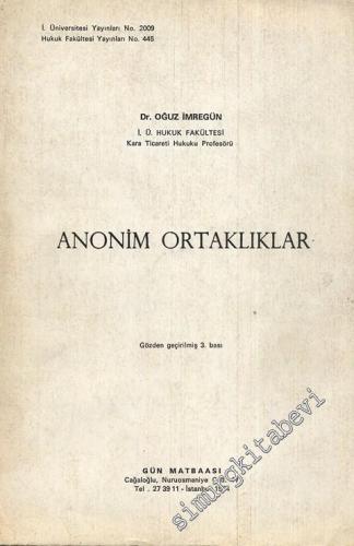 Anonim Ortaklıklar -
