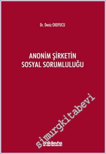 Anonim Şirketin Sosyal Sorumluluğu -        2023