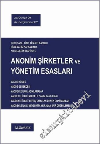 Anonim Şirketler ve Yönetim Esasları -        2025