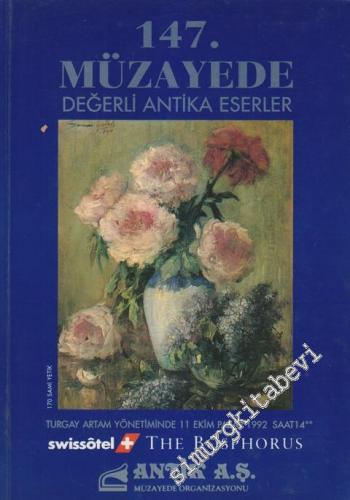 Antik AŞ 147. Müzayede Kataloğu: Değerli Antika Eserler (11 Ekim 1992) -        1992