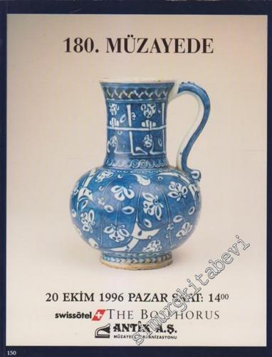 Antik AŞ 180. Müzayede Kataloğu: Değerli Antika Eserler ve Tablolar (20 Ekim 1996) -