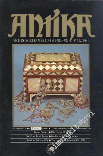 Antika Aylık Dergi -The Turkish Journal of Collectable Art - Ekim 1986