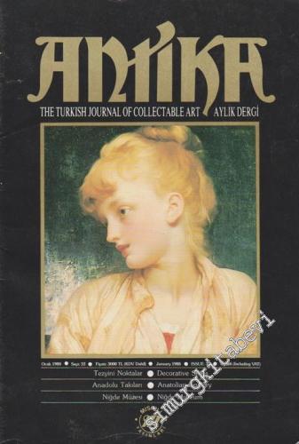 Antika Aylık Dergi -The Turkish Journal of Collectable Art - Ocak 1988; Sayı: 33