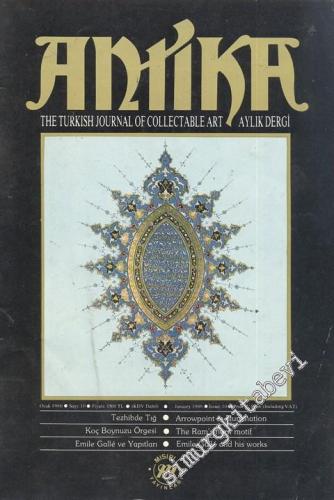 Antika Aylık Dergi -The Turkish Journal of Collectable Art - Sayı: 10 