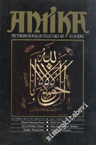Antika Aylık Dergi -The Turkish Journal of Collectable Art - Sayı: 9      Aralık