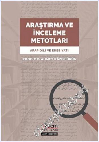 Araştırma ve İnceleme Metotları : Arap Dili ve Edebiyatı -        2022