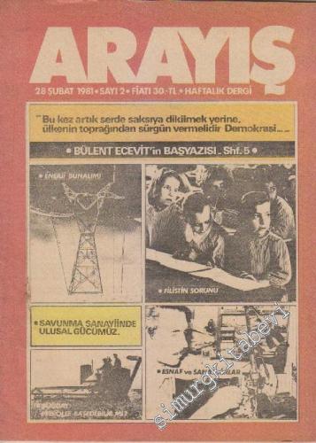 Arayış Haftalık Dergi - Sayı: 2      Şubat