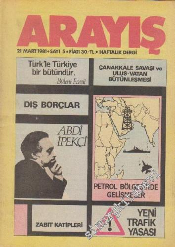 Arayış Haftalık Dergi - Sayı: 5      Mart