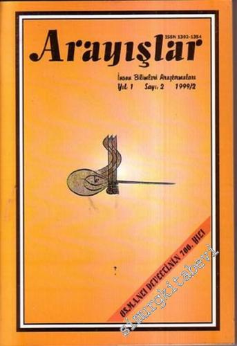Arayışlar - İnsan Bilimleri Araştırmaları - Sayı: 2    1   1999