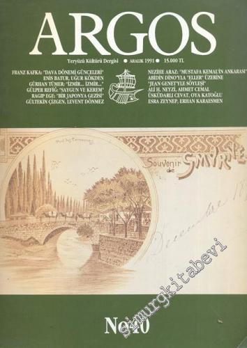 Argos - Yeryüzü Kültürü Dergisi - Aralık 1991, Sayı 40