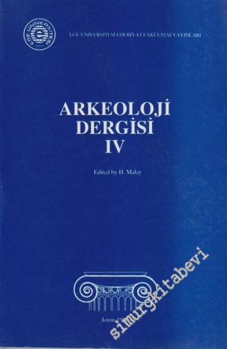 Arkeoloji Dergisi IV - Sayı: 4        1996