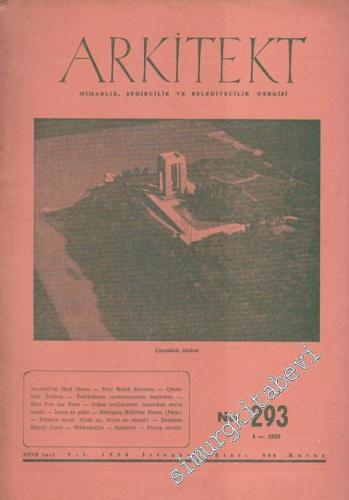 Arkitekt Mimarlık Şehircilik Ve Belediyecilik Dergisi - 293  26    Nisan 1958