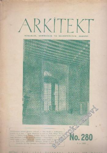 Arkitekt Mimarlık Şehircilik Ve Belediyecilik Dergisi - Sayı: 280  24    Nisan