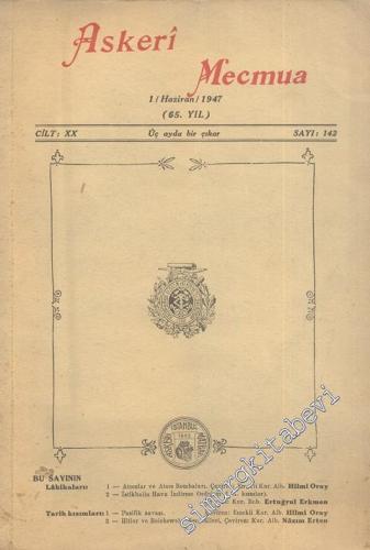 Askeri Mecmua  - Cilt: 20 Sayı: 142, 1 Haziran 1947