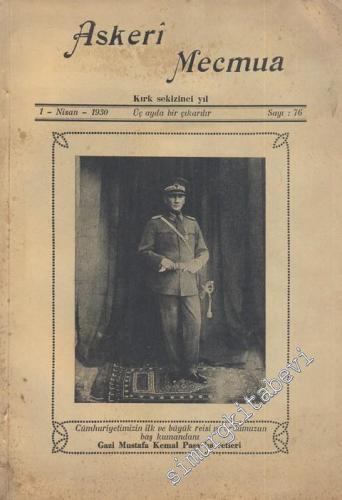 Askeri Mecmua - Sayı: 76, 1 Nisan 1930