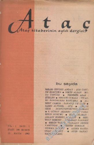 Ataç Dergisi - Sayı: 1  Cilt: 1  1  Mayıs
