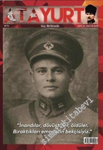 Atayurt Dergisi - Kubilay - Sayı: 21    Yıl: 2  Aralık
