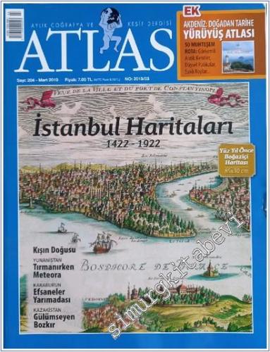 Atlas Aylık Coğrafya ve Keşif Dergisi Yıl : 2010 Sayı : 204 - İstanbul  Haritaları - Yüzyıl Önce Boğaziçi Haritası - Sayı: 204      Haziran 2010