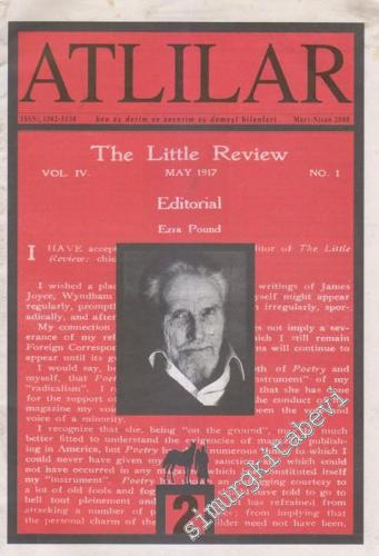 Atlılar Bağımsız Edebiyat Dergisi - Dosya: The Little Review - Sayı: 2    2  Mart - Nisan