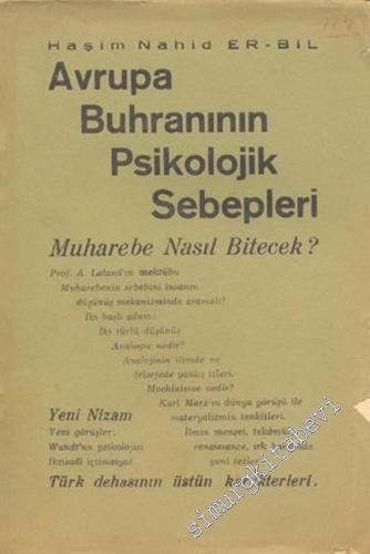 Avrupa Buhranının Psikolojik Sebepleri  -        1941