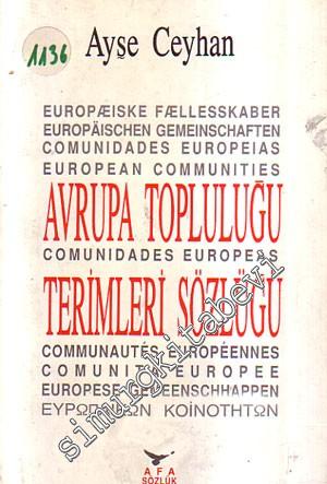 Avrupa Topluluğu Terimleri Sözlüğü -