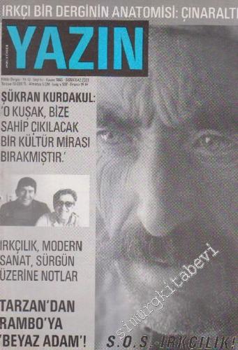 Avrupa'da ve Türkiye'de Yazın: Kültür Dergisi - İki Ayda Bir Yayınlanr