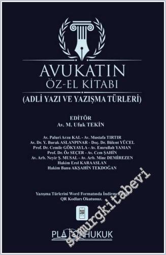 Avukatın Öz-El Kitabı - Adli Yaz ve Yazışma Türleri (Ciltli) -        2025