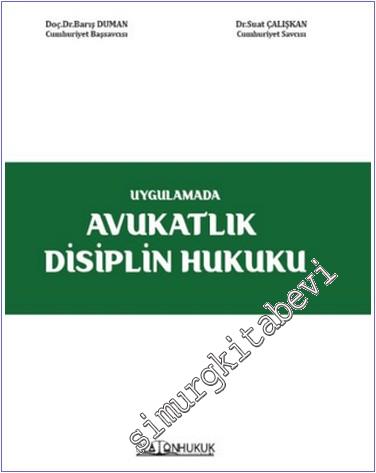 Avukatlık Disiplin Hukuku -        2024