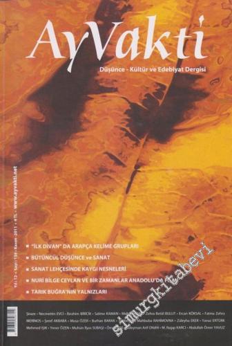 Ay Vakti Düşünce - Kültür ve Edebiyat Dergisi -Dosya: “İlk Divan”da Ar