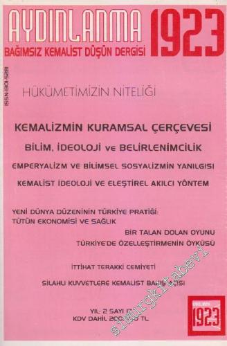 Aydınlanma 1923 Bağımsız Kemalist Düşün Dergisi - Sayı: 17    Yıl: 2  Kasım - Aralık 1997
