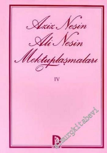 Aziz Nesin Ali Nesin Mektuplaşmaları Cilt 4 -        1995