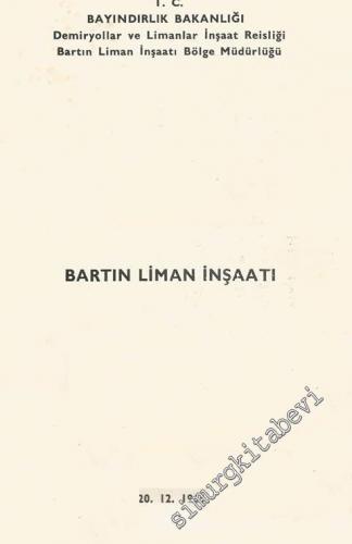 Bartın Liman İnşaatı -        1965