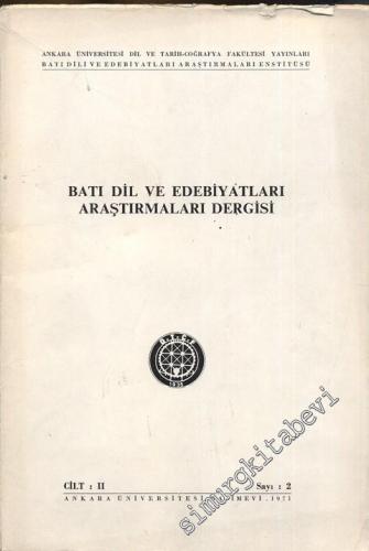 Batı Dil ve Edebiyatları Araştırmaları Dergisi - Sayı: 2    2