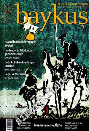 Baykuş Felsefe Yazıları Dergisi - Muamma Nesne Özne - Sayı: 3      Eylül 2008