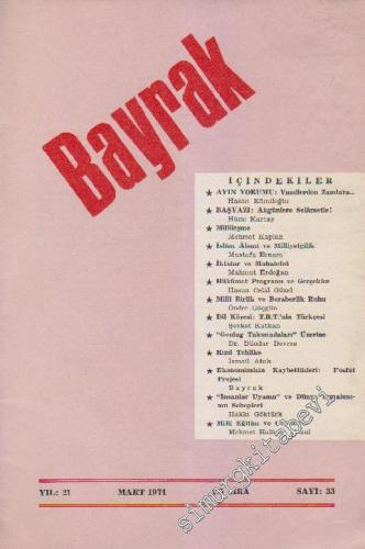 Bayrak Aylık Dergi - Sayı: 33    21  Mart