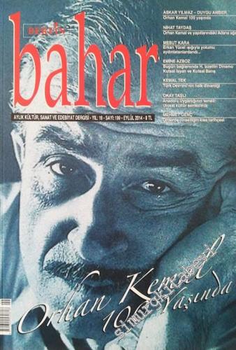Berfin Bahar Kültür Sanat ve Edebiyat Dergisi : Orhan Kemal 100 Yaşınd