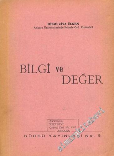 Bilgi ve Değer