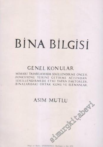 Bina Bilgisi -        1973