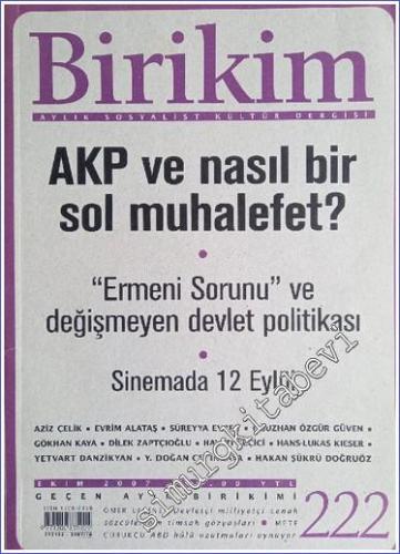 Birikim: Aylık Sosyalist Kültür Dergisi, Dosya: AKP ve Nasıl Bir Sol M