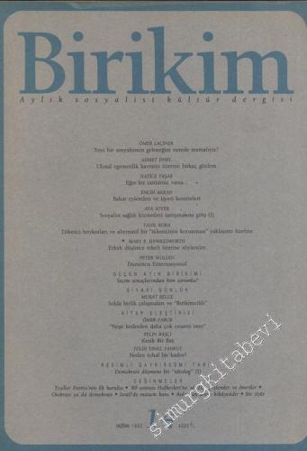 Birikim Aylık Sosyalist Kültür Dergisi - Sayı: 14, Haziran 1990