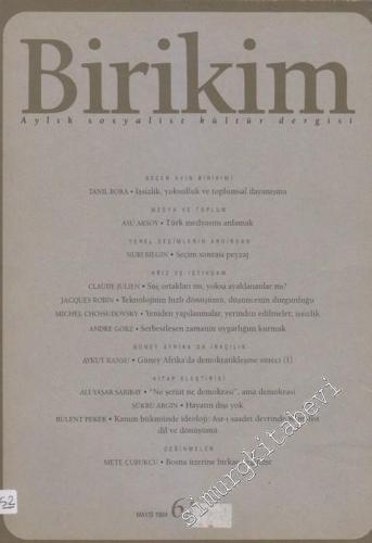Birikim Aylık Sosyalist Kültür Dergisi - Sayı: 61, Mayıs 1994