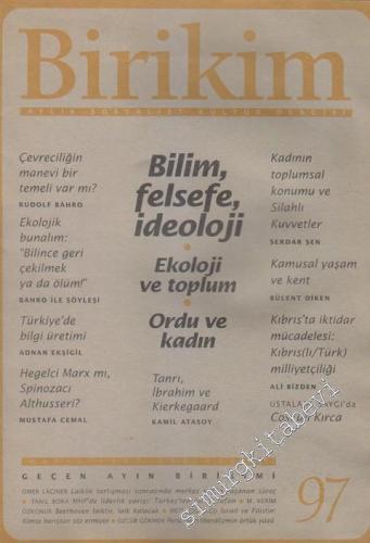 Birikim Aylık Sosyalist Kültür Dergisi - Sayı: 97 Mayıs