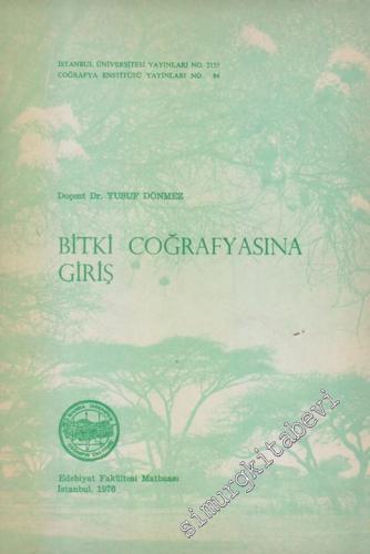Bitki Coğrafyasıına Giriş -        1976
