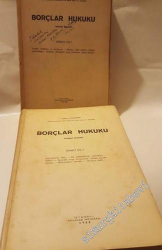 Borçlar Hukuku - 2 Cilt -        1943