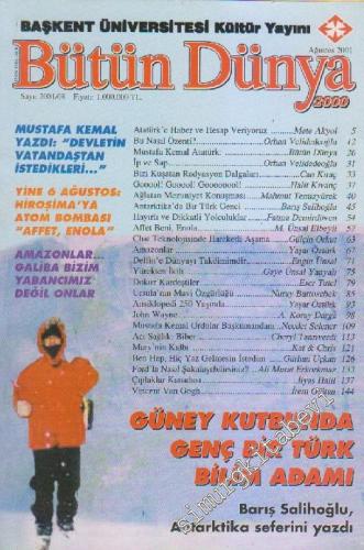 Bütün Dünya Dergisi - Sayı: 8      Ağustos 2001
