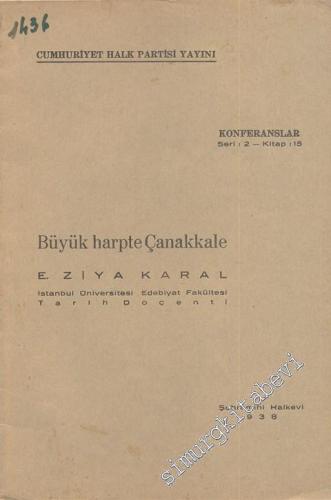 Büyük Harpte Çanakkale -