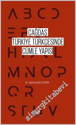 Çağdaş Türkiye Türkçesinde Cümle Yapısı -        2023