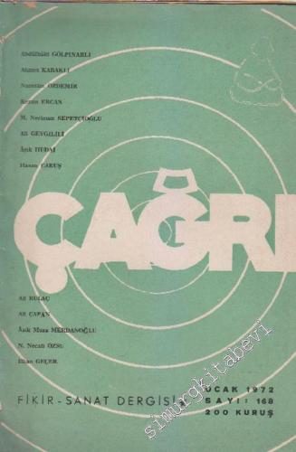 Çağrı Fikir - Sanat Dergisi - Sayı: 168    16  Ocak
